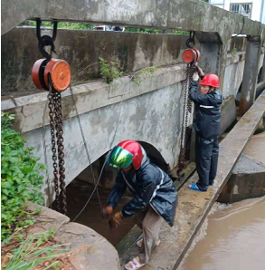 手拉葫蘆為基層防汛防臺體系提升工程建設助力